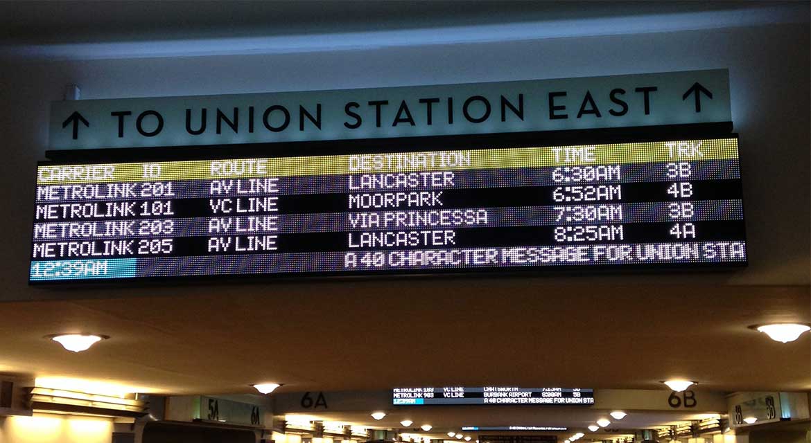 Los Angeles Union Station customer information systems